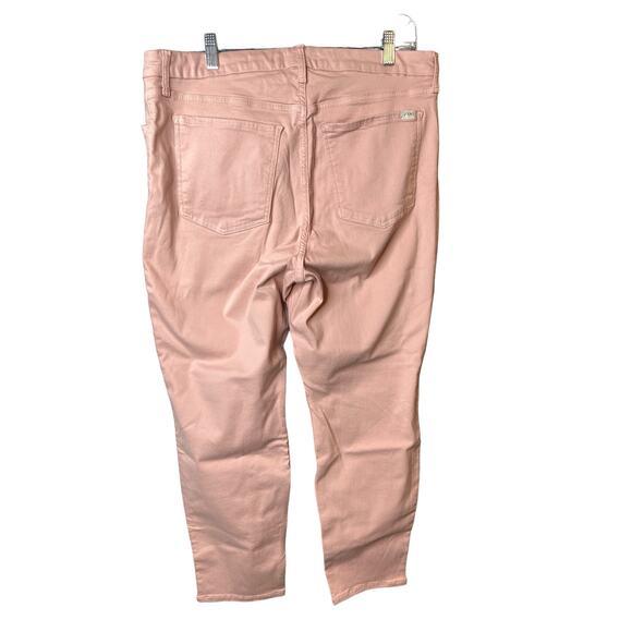 JEN 7 By For All Mankind Pink Ankle Skinny Jeans SIZE 16 - Picture 2 of 7